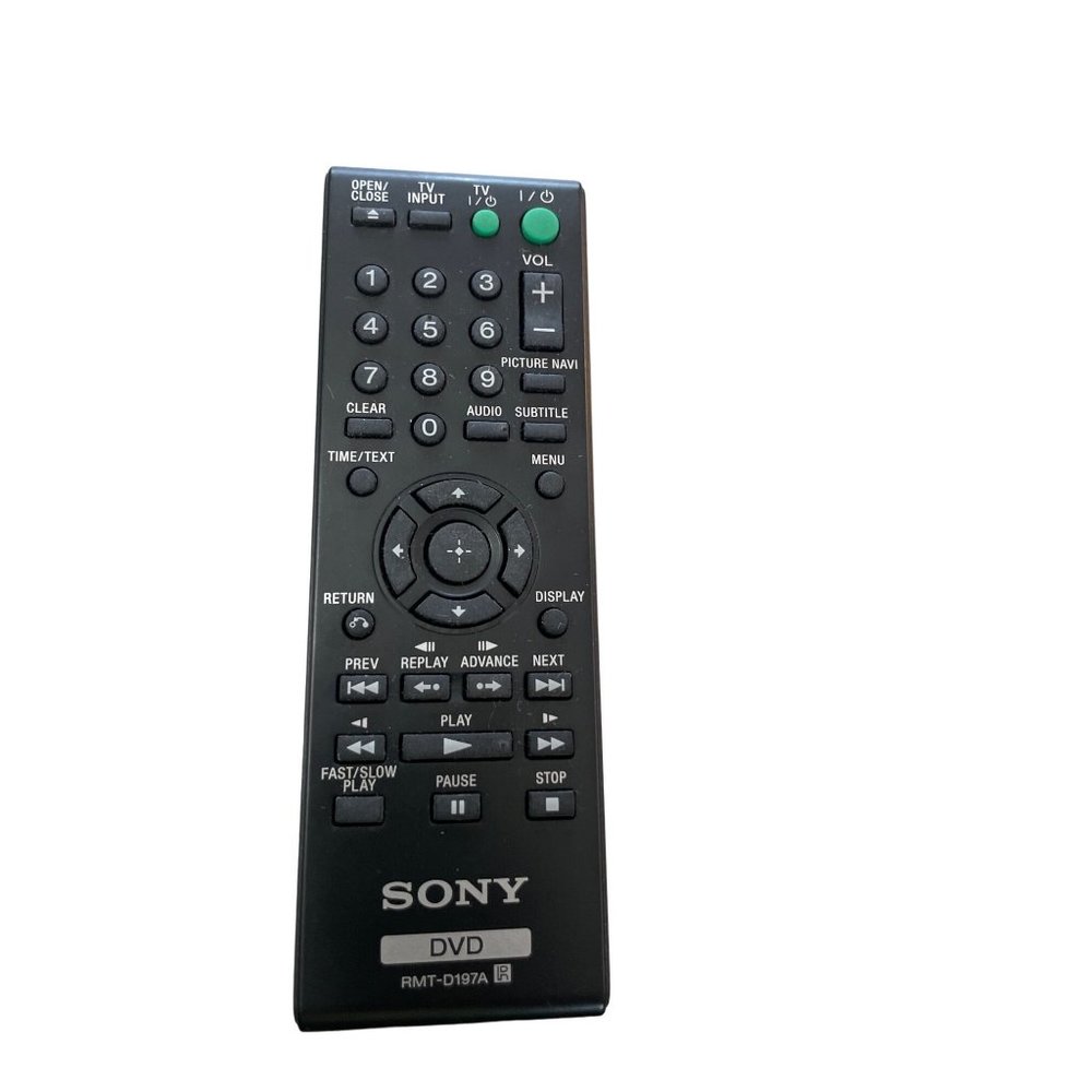 Sony,‎ DVD remote controller RMT – D197A